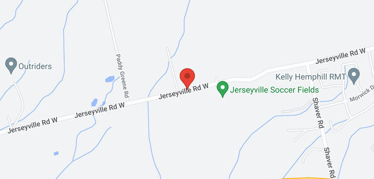map of 855 JERSEYVILLE Road W